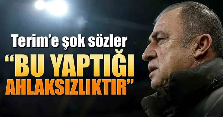 Terim’e şok sözler