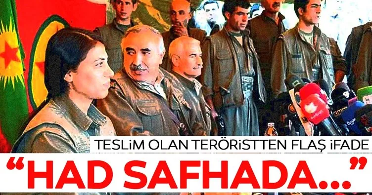 Teslim olan PKK’lı: Teröristler arasında güven sorunu had safhaya ulaştı