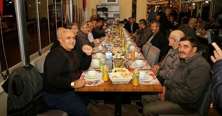 Kayseri Melikgazi’deki emekli personele veda yemeği