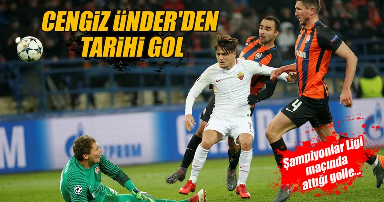 Cengiz Ünder’i tarihe geçiren gol!