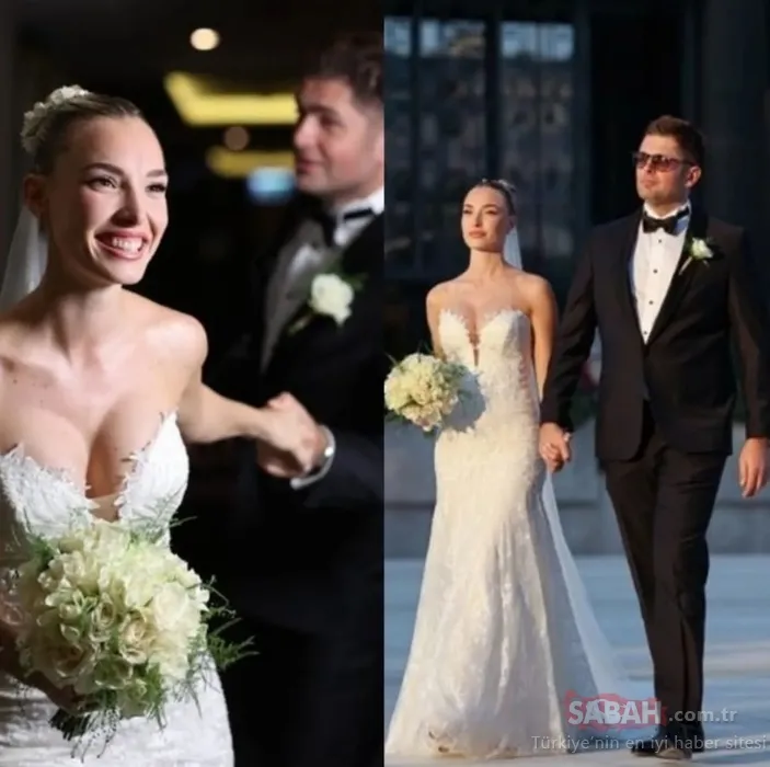 Mert Öcal ve Sude Burcu evlendi! Mert Öcal ve Sude Burcu’nun düğününden ilk kareler!