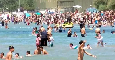 Bayramda plajlar dolup taştı