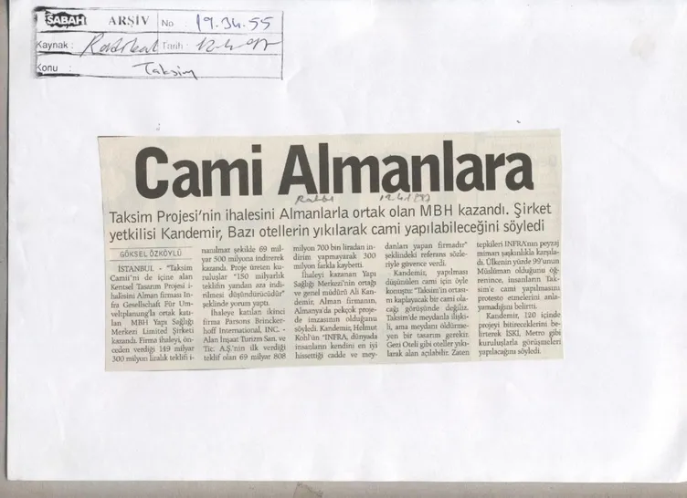 Yapımına karşı çıkmışlardı: Büyük gün geldi! İşte Taksim Camii manşetleri