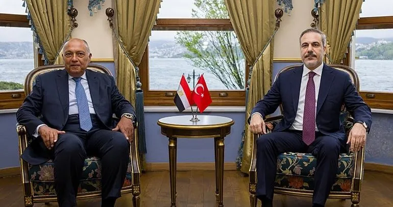 Mısır Dışişleri Bakanı Şükri İstanbul’da! Bakan Fidan’dan önemli açıklamalar