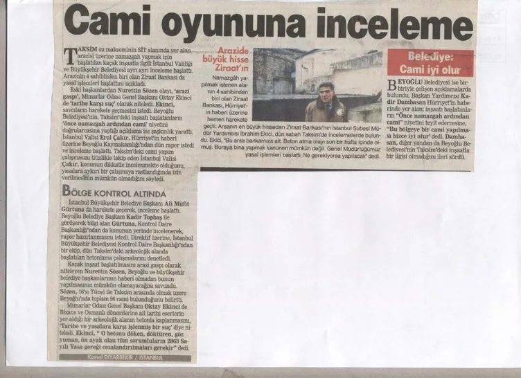 Yapımına karşı çıkmışlardı: Büyük gün geldi! İşte Taksim Camii manşetleri