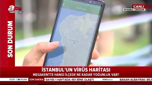 İstanbul'un virüs haritası