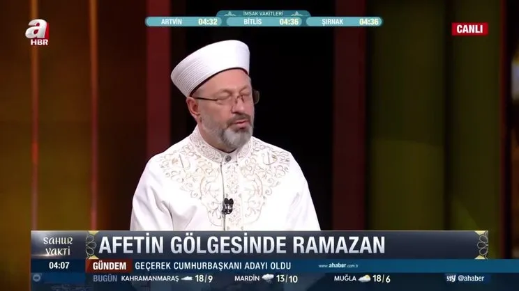 Diyanet İşleri Başkanı Prof. Dr. Ali Erbaş'tan fitre ve zekat açıklaması | Video