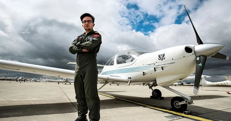 Türkiye’nin en genç pilotu, gözünü en genç kaptan pilot olmaya dikti