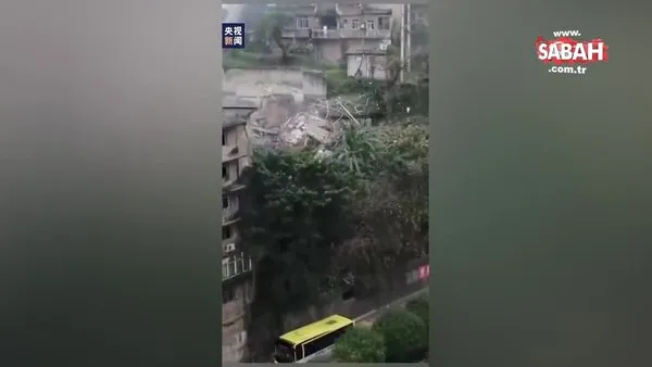 Çin'de korkutan patlama! 20 kişi içeride mahsur kaldı | Video