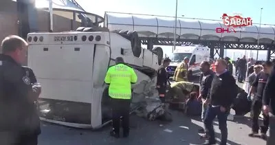 İzmir’de otizmli çocukları taşıyan araç takla attı; 6’sı ağır, 29 yaralı!