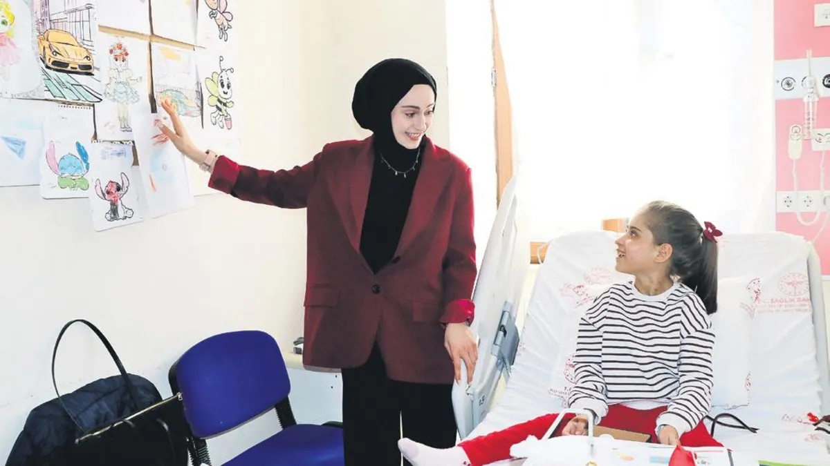 Diyaliz yatağı okul sırası oldu