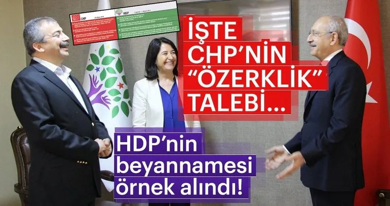CHP, HDP’den ‘bölücülüğü’ kopyaladı