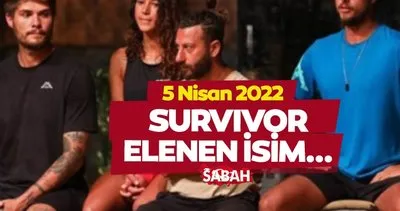 Survivor’da kim gitti, kim elendi? 5 Nisan 2022 dün akşam Survivor SMS sıralaması ile adaya veda eden isim