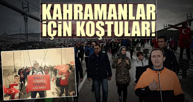 Kahramanlar için koştular