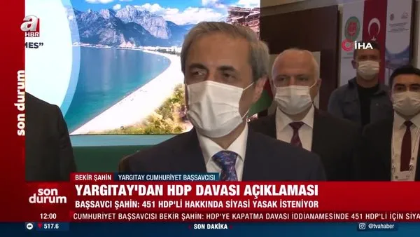 Son dakika! HDP'ye kapatma davasında flaş gelişme! 451 HDP'li için siyasi yasak istemi | Video