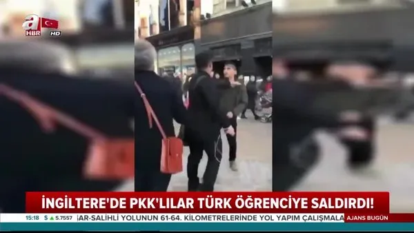 İngiltere'de terör sevicilerden Türk öğrenciye alçak saldırı!