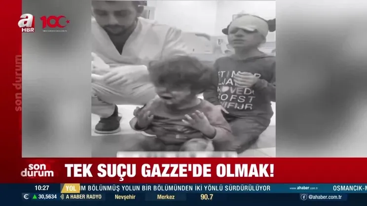 Gazze'de yürek sızlatan görüntü... Ağlayarak annesini istedi | Video