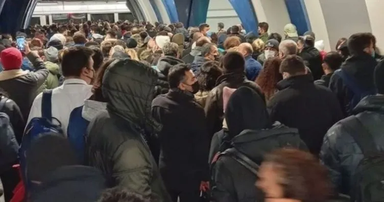 Metro durdu, otobüs bulamayan vatandaşlar İBB’ye tepki gösterdi