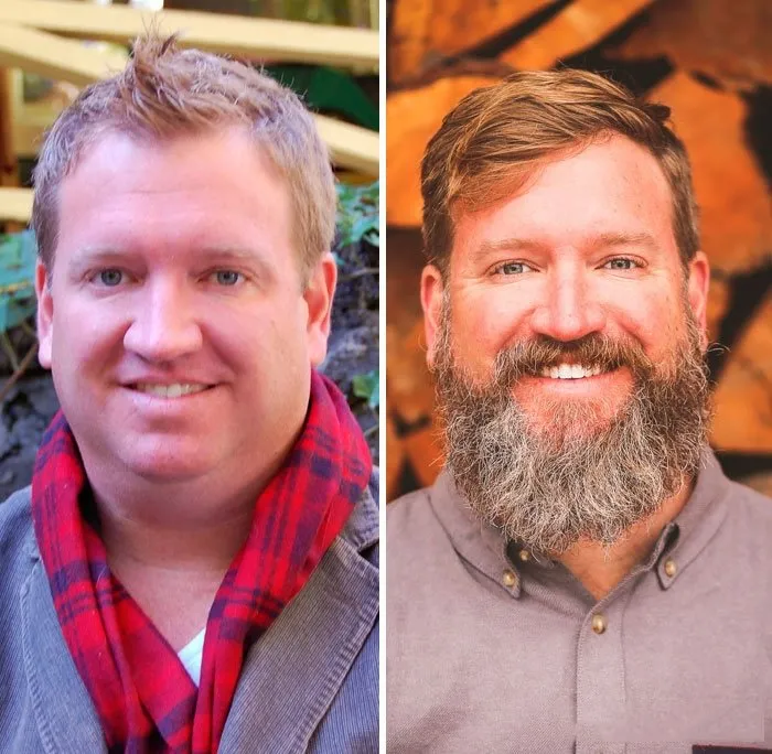 Erkeklerin sakalla inanılmaz değişimi