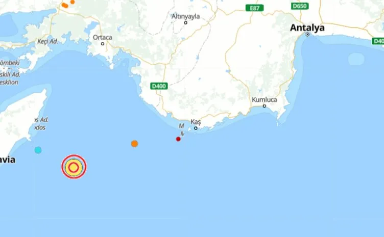 SON DAKİKA: Muğla deprem ile sallandı! İzmir, Antalya, Aydın, Denizli, Mersin’de de hissedildi Son depremler