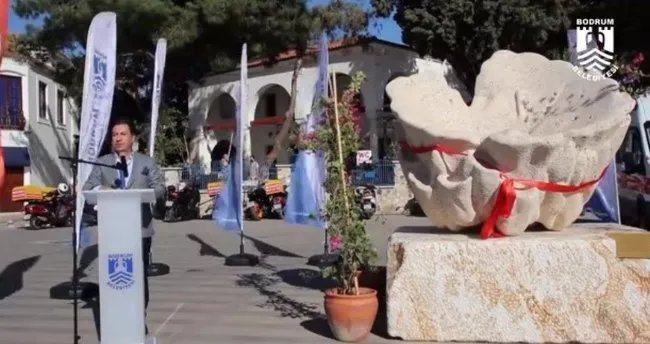 Bodrum Belediyesi'nin heykel açılış töreni!
