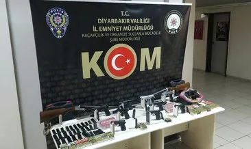 Diyarbakır’da silah kaçakçılığı operasyonunda 18 şüpheli yakalandı
