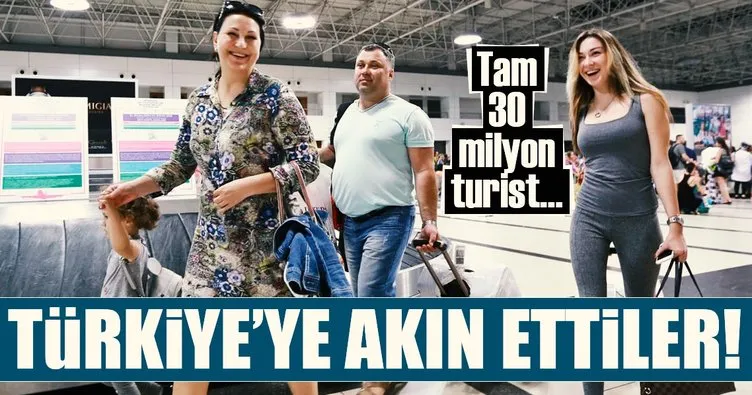 Türkiye’ye 11 ayda 31 milyon turist geldi!