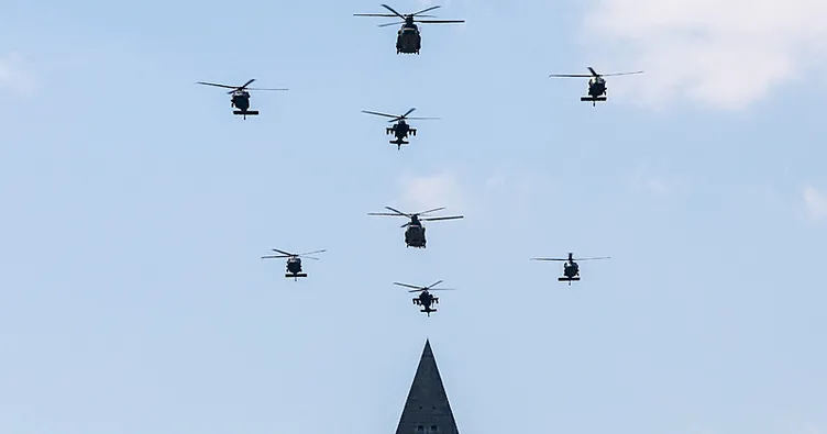 Washington’da çimlik alana acil iniş: Askeri helikopter alarma geçirdi