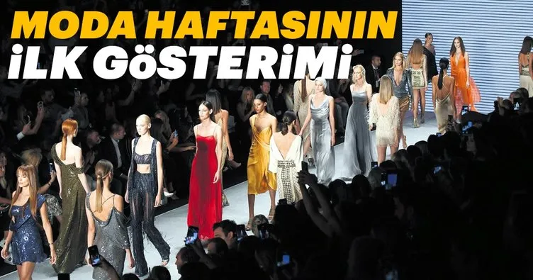 Moda haftasının ön gösterimi