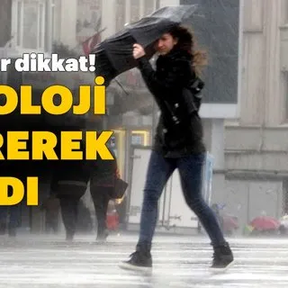 Meteoroloji'den son dakika sağanak yağış uyarısı geldi! - Bugün İstanbul hava durumu nasıl olacak? 18 Nisan 2019