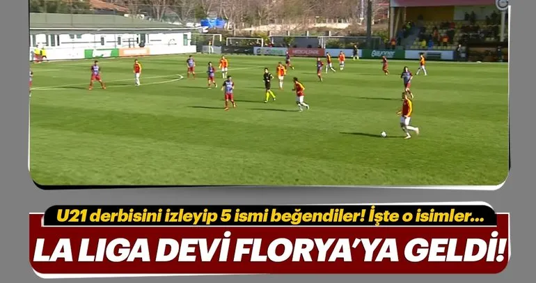 Atletico Madrid scoutları Galatasaray - Trabzonspor U21 maçını izledi