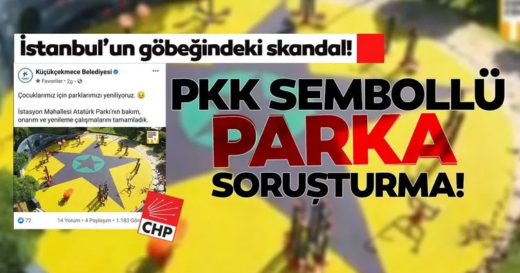 Son dakika: İstanbul'daki PKK sembollü parka soruşturma açıldı!