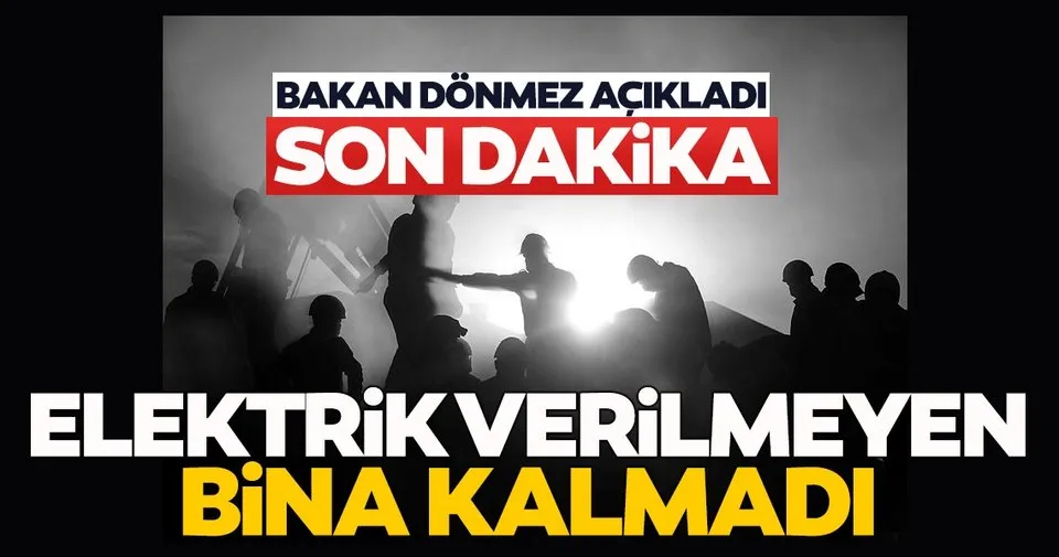 Son Dakika Haberleri Bakan Donmez Den Izmir Deki Elektrik Kesintisiyle Ilgili Aciklama Son Dakika Haberler