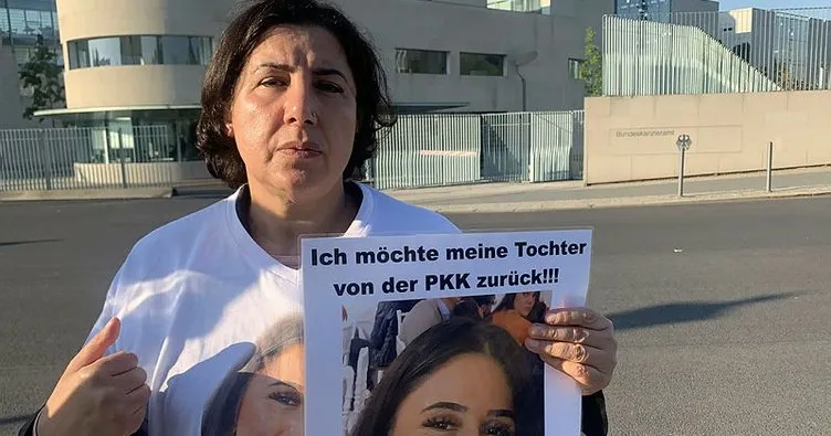 Almanya’da PKK tarafından kızı kaçırılan annenin eylemi sürüyor