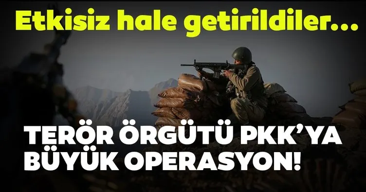 Son Dakika Haberi: PKK’ya büyük operasyon! Etkisiz hale getirildiler...