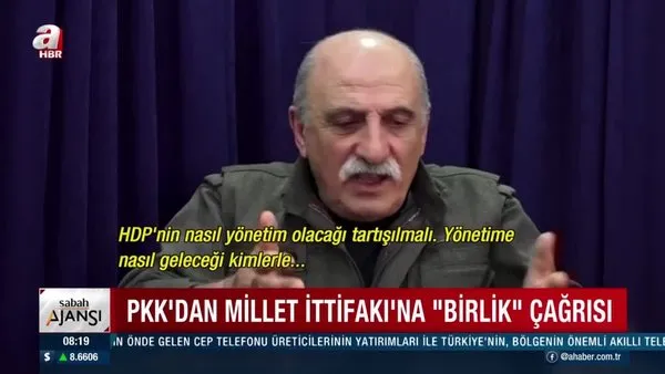 HDP-PKK ilişkisinin bir kanıtı daha! Terör örgütü elebaşı Duran Kalkan'dan sokak çağrısı