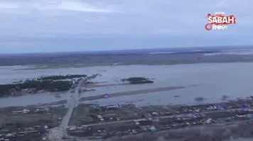 Rusya’da nehirdeki su seviyesi tehlikeli sınırı aştı