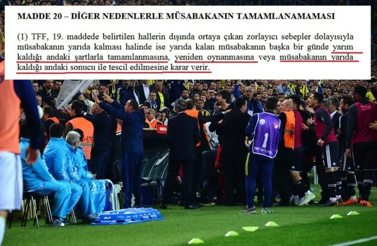 TFF, Fenerbahçe - Beşiktaş maçı için kararını verdi