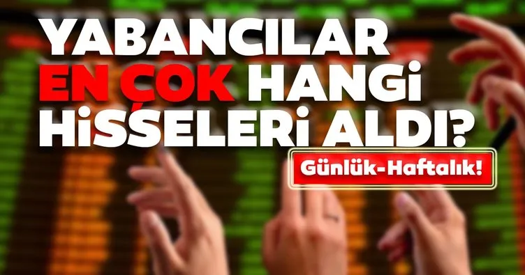 Borsa İstanbul’da günlük-haftalık yabancı payları 30/09/2020
