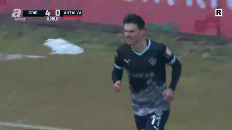 GOL | Alagöz Holding Iğdır FK 4-0 Hesap.com Antalyaspor