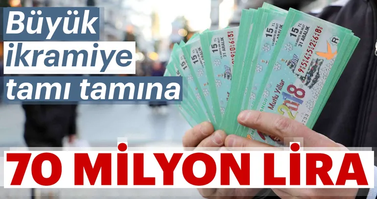 Büyük ikramiye 70 milyon lira