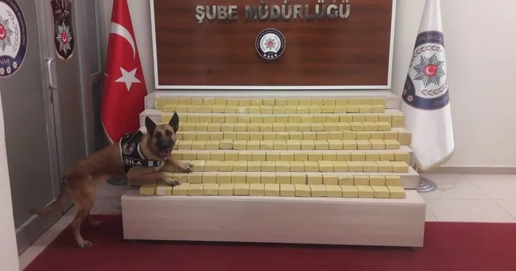 Van’da yolcu otobüsünden 92 kilo eroin çıktı!