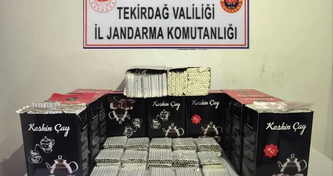 Tekirdağ Malkara’da makaron operasyonu
