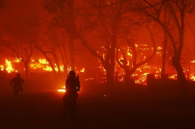 Kaliforniya’nın kabus gecesi: Alevler ABD’yi yutuyor! Kıvılcımdan yangın felaketine