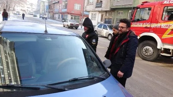 Erzurum’da panik dolu anlar: Minik Göktuğ uzun uğraşlar sonucu kurtarıldı