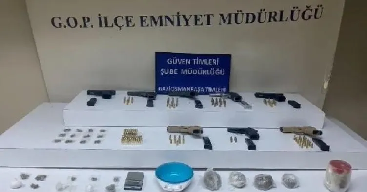 Gaziosmanpaşa’da uyuşturcu satıcılarına operasyon: 4 gözaltı
