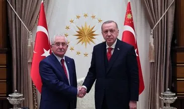Cumhurbaşkanı Erdoğan, YSK Başkanı Sadi Güven’i kabul etti