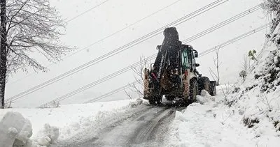 Rize’de 34 köy yolu kapalı #rize