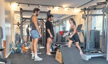 Sevgililer antrenmanda