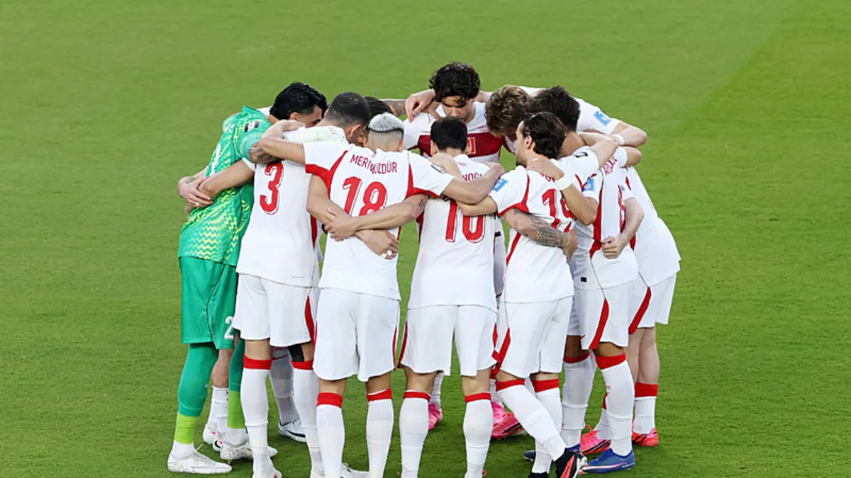 A Milli Futbol Takımı sahada